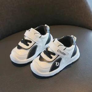 KIDS Toddler Wide Toe Box Barefoot Shoes Arch Support Anti Slip Hook Loop Closure Lightweight Four Seasons Patchwork Shoes
