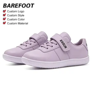 KS Wide Toe Box Barefoot Sneakers for Boys Girls Kids Preschool First Walking Shoes Non Slip Running Outdoor Activities