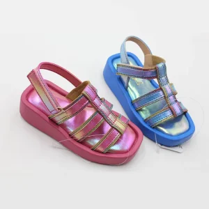 Kid Sandals New Color Beach Sandals for Children Close Toe Anti skid Cut outs Outdoor WaterGIRL Shoes for Soft Sole