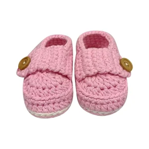 Kid Socks Crochet Shoes Small Babies Handmade Button Winter Shoes for Infants