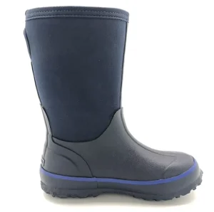Kids 100% Waterproof Rubber Rain Boots with Neoprene Lining