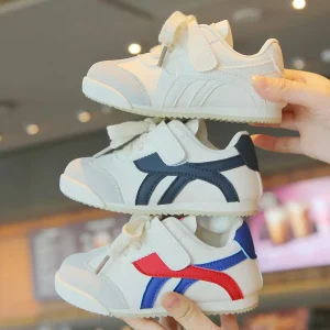 Kids Autumn New Fashion Boys Girls Flexible Running Children’s Sneakers Casual Shoes PVC Outsole