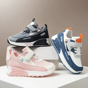 Kids Baby Casual Shoes Toddler Baby Boots Rubber Soles PU Leather Outdoors Shoes Boys School Sports Basketball Shoes