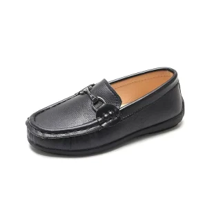 Kids Baby Flat Loafers Rubber New Born Summer Shoes High Quality Classic Design New Fashion Breathable Durable PU Leather CN GUA