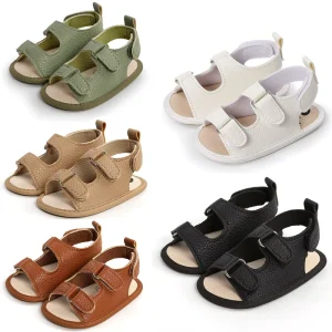 Kids Baby Girls Boys Shoes Cute Sandals With Soft Bottom and Anti Slip Soft Sole Sandals