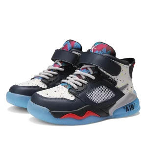 Kid’s Basketball Shoes Boys Sneakers Girls Trainers Comfort High Top Children’s Casual Shoes