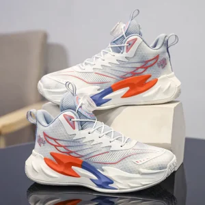 Kids Basketball Shoes Summer New Arrivals Breathable Mesh Upper Boys Girls Sneaker Non slip Casual Sports Shoes for Children