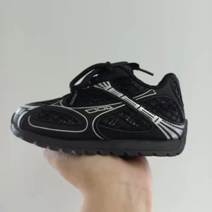 Kids Black Luxury Sports Shoes Autumn Breathable Toddlers Baby Boys Casual Sneakers for School