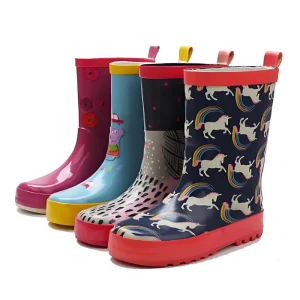 Kids Boots Rain Boots Children Waterproof Kids Rain Rubber Insulated Boots
