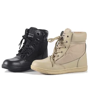 Kids Boots Training Children Outdoor Tactical Boots Hiking Anti-Collision Anti-Fall Travel Combat Botas