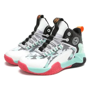 Kids Boys Comfortable Casual Running Shoes for Outdoor Teenager Children High Top Basketball Sneaker Shoes