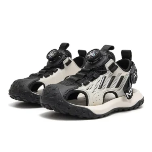 Kids Boys Sandals Shoes Sports Lightweight Breathable Quick Lace Girls Boys Walking Sneaker
