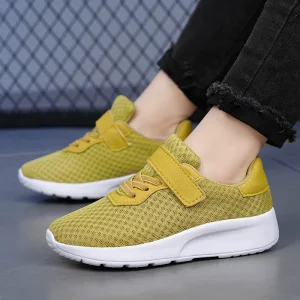 Kids Breathable Mesh Lightweight Casual Sneakers Sports Four Seasons Running Children Tennis Shoes High Quality Boys Girls EVA