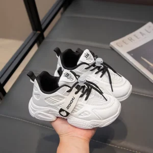 Kids Breathable Mesh Sneaker Soft Soled Casual Sneakers Boys’ Sports Shoes for Big Kids Running Shoes