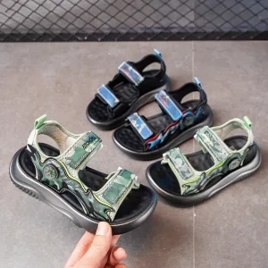 Kids Camouflage Sport Sandals Breathable Open Toe Casual Shoes for Boys