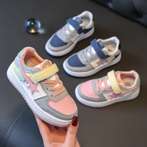 Kids Candy Color Slip on Sneakers Mixed Girls Children’s Basket Casual Shoes Chaussures Pour Fille