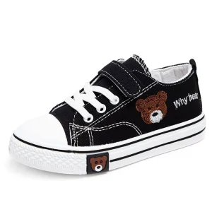 Kids Canvas Shoes Fashion Student Little White Shoes Male and Female Board Casual Shoes for Kids