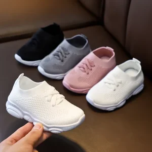 Sport Shoes for Children Sneakers Fashion Breathable Kid Casual Walking Sneakers Lightweight Korean Running Shoes