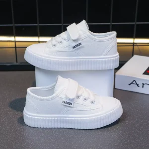 Kids Canvas Shoes Slip On Lightweight Kids Sneakers Multicolor Unisex Toddler Shoes for Boys Girls