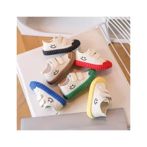 Kids Canvas Shoes Soft Bottom Fashion Kids Casual Sports Running Shoe Non slip Toddler Flat Sneakers