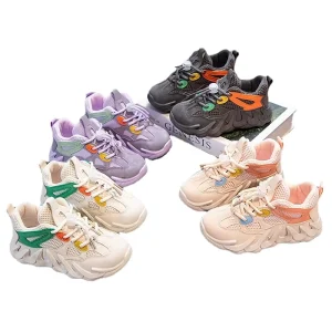 Kids Casual Light Non-slip Sports Shoes for Boys Girls Baby Wear-resistant Running Sneakers Children Soft Bottom Shoe