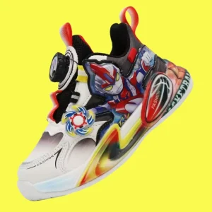 Kids Casual Shoes Cartoon Sneakers Durable Boys Girls Anti Slippery Breathable Children Sports Shoes