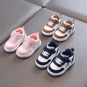 Kids’ Casual Shoes Spring and Autumn Boys’ Casual Sneakers Lightweight and Soft for Everyday School Wear