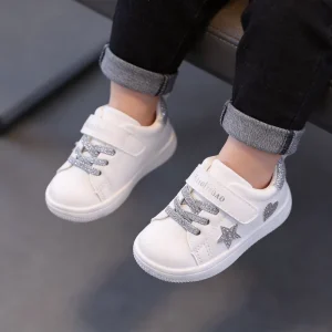 Kids Casual Sneakers Lightweight and Breathable Girls Casual Shoes Suitable for Everyday Wear