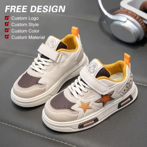 Kids Casual Sport Shoes Sneakers Light Weight Round Toe Boys and Girls Comfortable Children Casual Sports Shoes