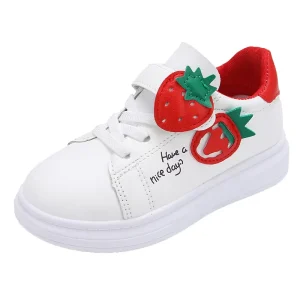Kids Casual Sport Shoes Sneakers Light Weight Round Toe Boys and Girls Comfortable Flat Bottom Small White Shoes Ages 3 12