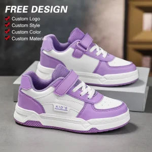 Kids Casual Sport Shoes Sneakers Light Weight Running Shoes with Round Toe for Spring and Autumn Seasons