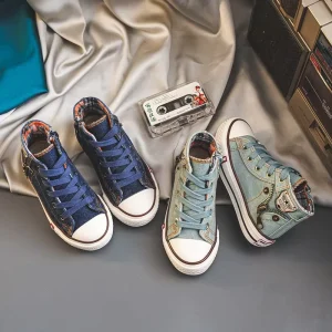 Kids Casual Sports Sneakers Non-slip School Shoes for Boys and Girls Breathable Running Sport Shoes