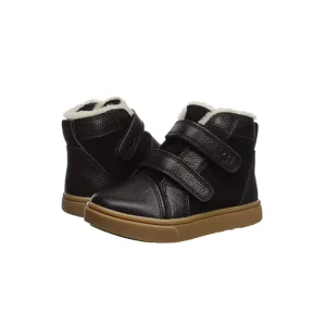 Kids Classic Genuine Leather Ankle Boots for Children Height Increasing for Winter Summer and Autumn Seasons
