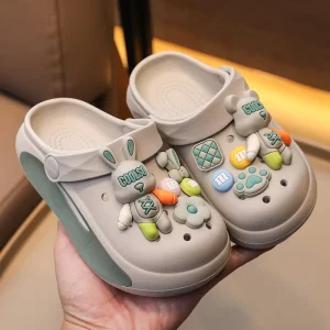 Kids Clogs for Daily Wear Durable Children Eva Garden Shoes Child Clogs Mules Shoes Beach Sandals Slippers
