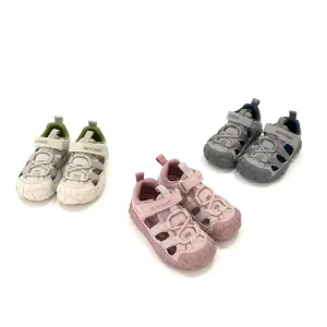 Kids Closed Toe Unisex Sandals Breathable Mesh Microfiber Arch Support Velcro Non slip Anti collision Outdoor Hiking Shoes for