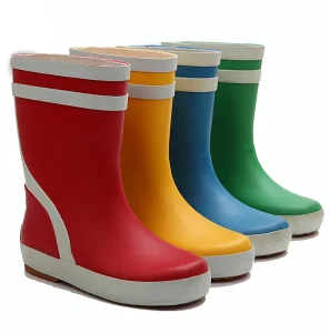 Kids Colorful Customize Unique Rubber Rain Wellington Rain Boots for Children Boy