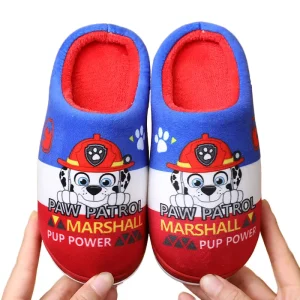 Kids Cotton Padded Slippers Breathable Warm Anti Slip Printed Cartoons for Winter