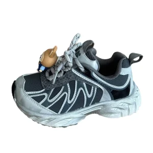 Kids’ Dad Shoes Ankle Boot Autumn New Style Boys’ Girls’ Cartoon Light Weight Breathable Casual Clunky Middle Big Shoes