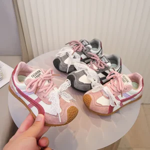Kids Designer Shoes High Quality Fashion Walking Style Children Retro Casual Sneakers Girls Boys Summer Breathable