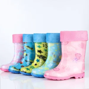 Kids Designers Shoes Cute Cartoon Animal Water Shoes Shoe Protector Kids Boots Waterproof Boots Rain Boots for Spring EVA