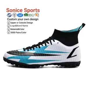 Kids’ Durable Top Grade Football Shoes All Season Outdoor Use Factory Supply