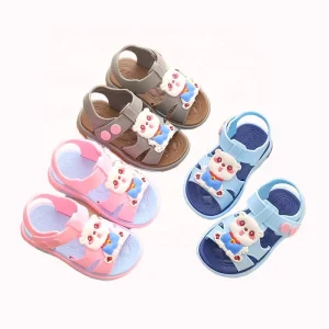 Kids Fashion Shoes PVC Baby Sandals Toddler Summer Shoes Soft Sole Girls Baby Boys Flat Sandals
