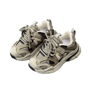Kids Fashion Sport Shoes Children’s Light Sneakers Girls Boys Autumn New Breathable Toddler Shoes Flat Girls Running Shoes