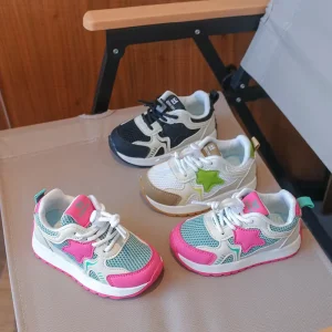 Kids Fashion Spring Autumn Breathable Casual Boys Girls Sports Shoes