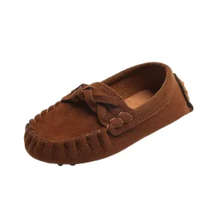 Kids Flats Loafers Spring New Casual Children Moccasin Shoes Korean Version Baby Girls and Boys Soft Fashion Slip On