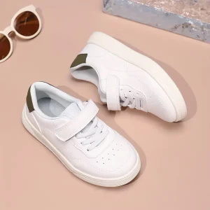 Kids Footwear School Shoes Boys Kids Sneakers Black PU Leather School Shoe Girls Sport Children’s Casual Shoes