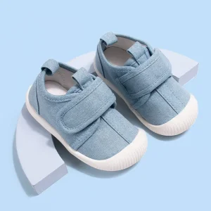 Kids Furable Soft Low-top Canvas Flat Sneakers Outdoor Light Weight Shoes