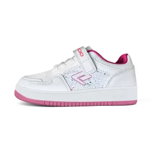 Kids Hook & Loop Skate Shoes Breathable Casual Board Sneakers for Boys Girls Daily Wear