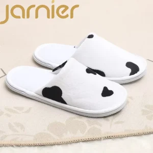 Kids Hotel Slippers Cute Cow Pattern Soft Children Guest Slippers Non Slip Sole Bulk Supply for Home