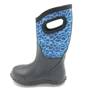 Kid’s Insulated Neoprene Rubber Winter Snow Boots